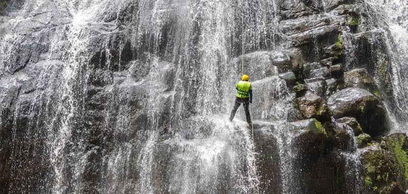 Waterfall Rappelling at Madhe Ghat